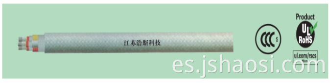 Pure nickel mica wrapped wire